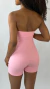 Macaquinho Sem Alças Rosa Candy - Melfit Atacado