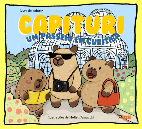Livro de colorir - CAPITURI: um passeio em Curitiba - comprar online
