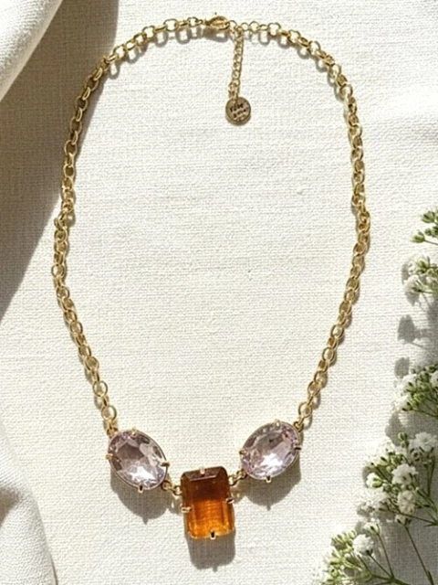 Corrente Cristal Dourado - comprar online