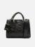 Bolsa Tote Preta Couro Abbraccio Média - comprar online