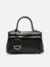 Tiracolo Preta Couro Pequena Bag Charm Victória - comprar online