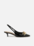Scarpin Preto Salto Kitten Slingback Elos - S2v - Revendedor Oficial Arezzo