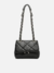Bolsa Tiracolo Preta Couro Mizz Pequena - comprar online