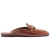 Mule Loafer Brown Fivela Bold Minimal