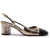 Scarpin Slingback Bicolor Neo-Clássica
