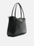 Imagem do Bolsa Shopping Marrom Couro Grande Tag Metal