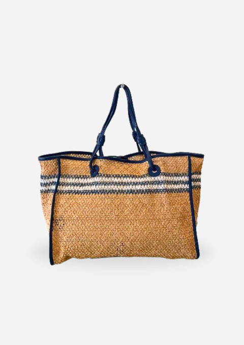 Bolsa Shopping Rafia Amarração Giorno - comprar online