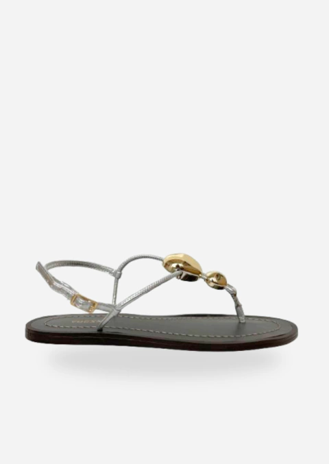 Sandália Rasteira Slim Metal Bold - comprar online