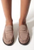 Mocassim Camurçado Topo Grey Franzido - comprar online