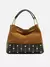 Bolsa Bucket Marrom Couro Acamurçado Grande