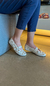 Sapatilha Boneca Branca Couro Studs - loja online