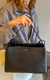 Bolsa Tote Preta Emily Grande - loja online