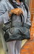 Imagem do Bolsa Tote Preta Couro Grande Moderna