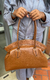 Imagem do Bolsa Shopping Marrom Couro Grande Moderna