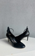 Scarpin Preto Verniz Salto Baixo Fino Tira - loja online