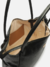 Bolsa Shopping Marrom Couro Grande Tag Metal