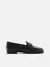 Mocassim Preto Couro Bridão Classic