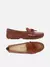 Mocassim Marrom Toffee Couro Sola Emborrachada Retrô - comprar online