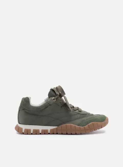 Tênis Verde Suede Mix Sola Emborrachada