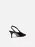 Scarpin Camurça Salto Kitten Slingback