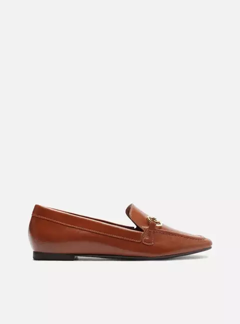 Mocassim Couro Bico Quadrado Bridão - comprar online