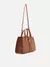 Bolsa Tote Marrom Grande Metal Tiras Frontais - S2v - Revendedor Oficial Arezzo