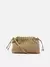 Bolsa Cinza Grande Alça Dourada na internet