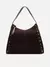 Bolsa Hobo Acamurçada Grande Rebites