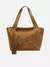 Bolsa Shopping Bege Couro Becca Grande
