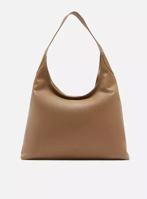 Bolsa Hobo Couro Grande Alça Dupla