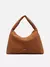Bolsa Hobo Marrom Camurça Tressê Grande - comprar online