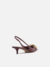 Scarpin Preto Salto Kitten Slingback Elos na internet
