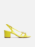 Sandália Couro Salto Bloco Limoncello - comprar online