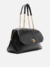 Bolsa Bowling Preta Couro Grande Encaixe Metal - S2v - Revendedor Oficial Arezzo