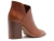 Bota Couro Cano Curto Recorte Salto Bloco - comprar online