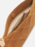 Bolsa Tiracolo Marrom Camel Suede Média Matelassê - comprar online
