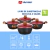Jogo de Panela Caçarola 4 Peças Cerâmica Red Marble Duralar - Duralar Store | Loja Oficial Duralar
