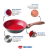 Frigideira Cerâmica Antiaderente N22 Red Marble Duralar na internet