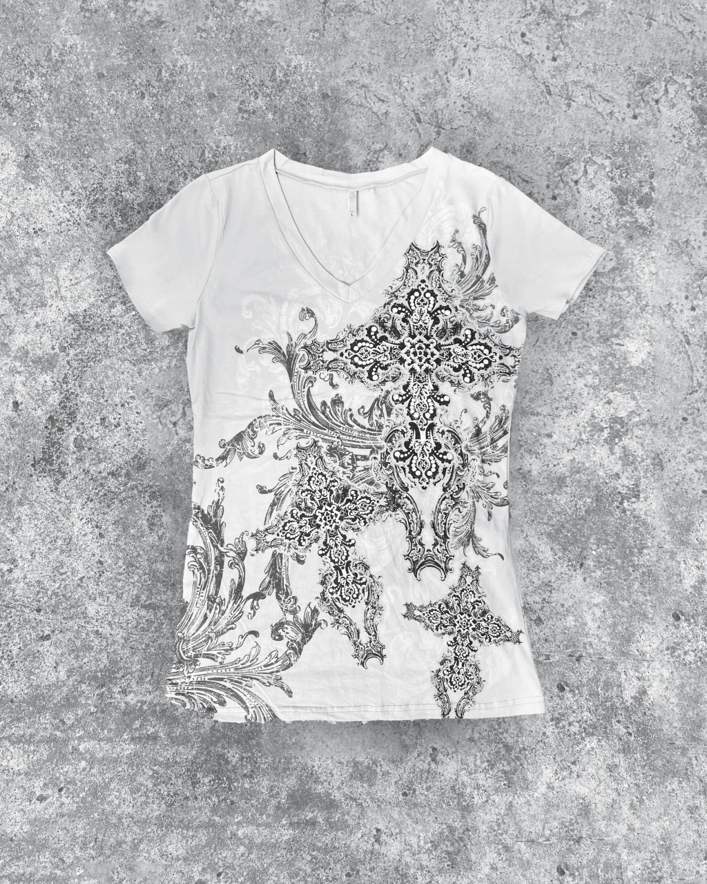 Lizz Light Grey Stones - Bby Tee thumbnail 3