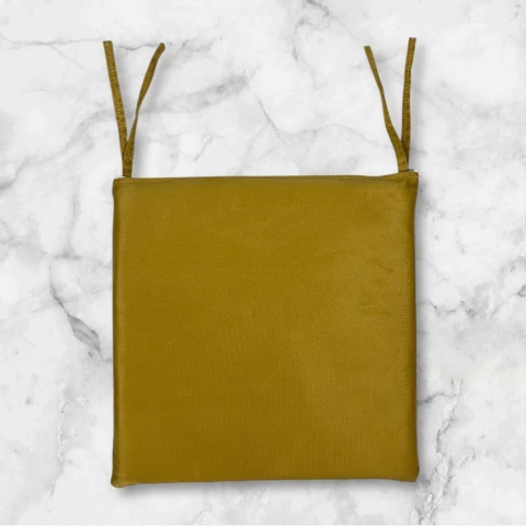 Almohadón de Pana para Silla 39 x 39 - Amarillo - comprar online