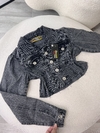 Jaqueta jeans grafite