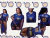 CAMISETAS/UNISSEX AZUL E ROUFF