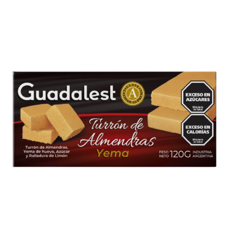 Guadalest Turron Alm.Yema x 120grs - comprar online