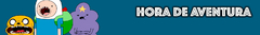 Banner da categoria Camisetas Hora de Aventura