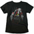 Camiseta preta com estampa do Drácula segurando um copo e a frase "What is a man? A miserable little pile of secrets."