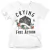 Camiseta branca com estampa de dados e a frase "Crying is a Free Action".