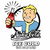 Camiseta branca com estampa do Nuka Cola, mostrando o Vault Boy segurando uma garrafa de refrigerante e a frase "ICE COLD".