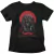 Camiseta preta com estampa de Darth Vader sentado no trono de ferro, com o texto "Game of Clones".