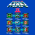 Camiseta azul com estampa de Mega Man 2, apresentando os vilões do jogo em estilo retrô.