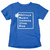 Camiseta azul com design de menu de jogo, apresentando opções como "Attack", "Magic", "Summon", "Item" e "Run".